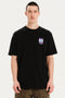Emerson Ανδρικό Κοντομάνικο T-Shirt με Τύπωμα στην Πλάτη Μαύρο